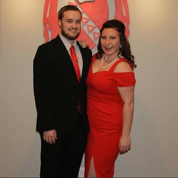 Red Homecoming Dress (Like-New) - Picture 3 of 5